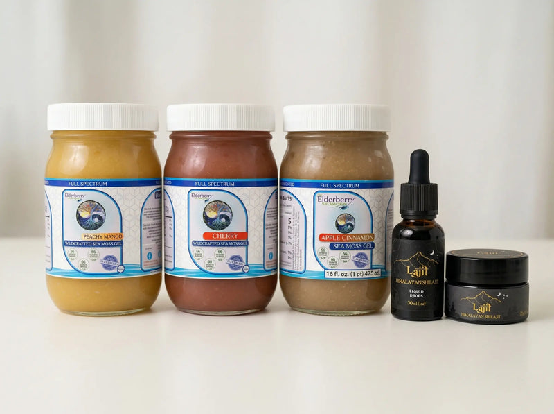 Nature’s Ultimate Power Duo: Organic Sea Moss & Himalayan Shilajit