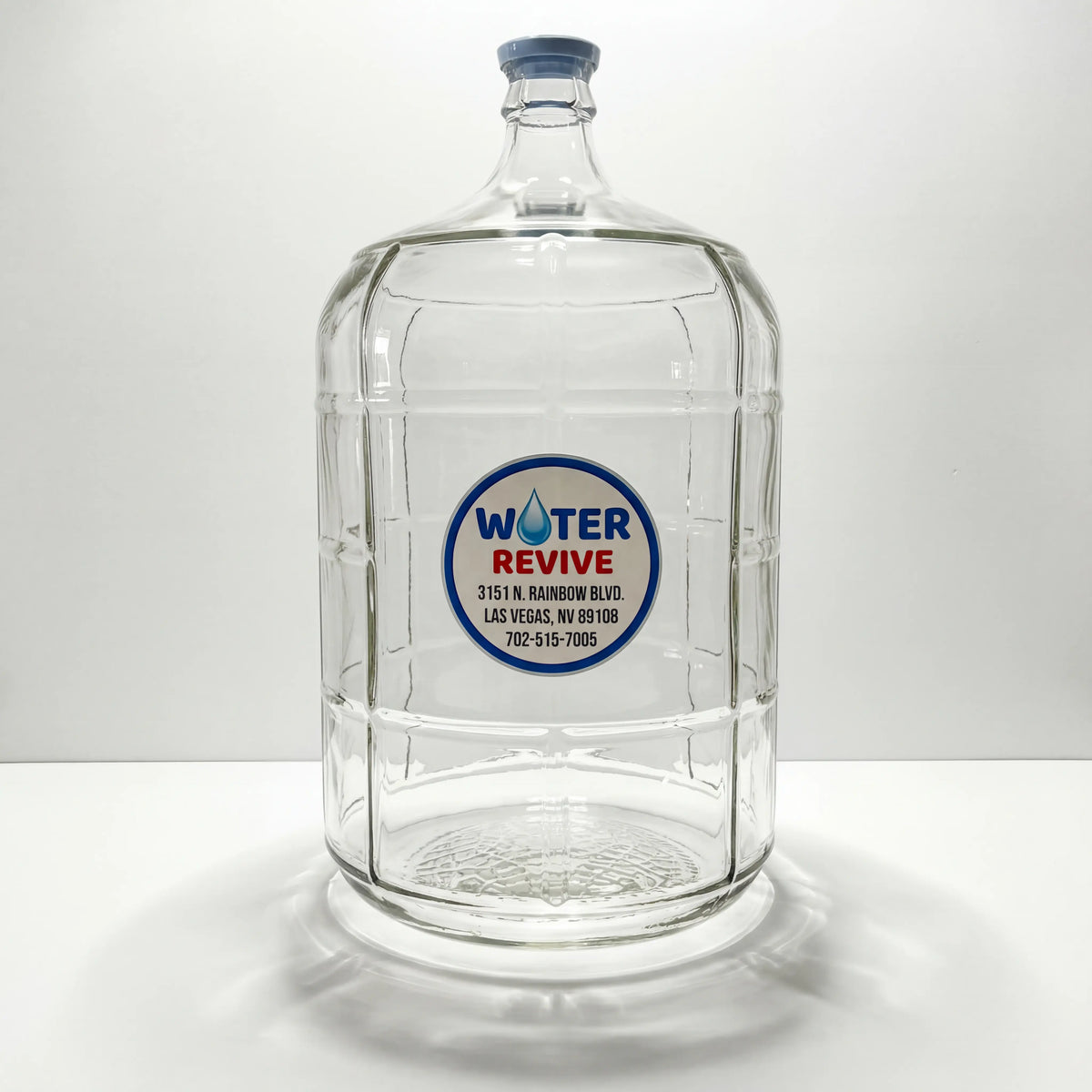 Premium Large Capacity Italian Glass Water Jug - BPA Free (3 Gallon & 5 Gallon)