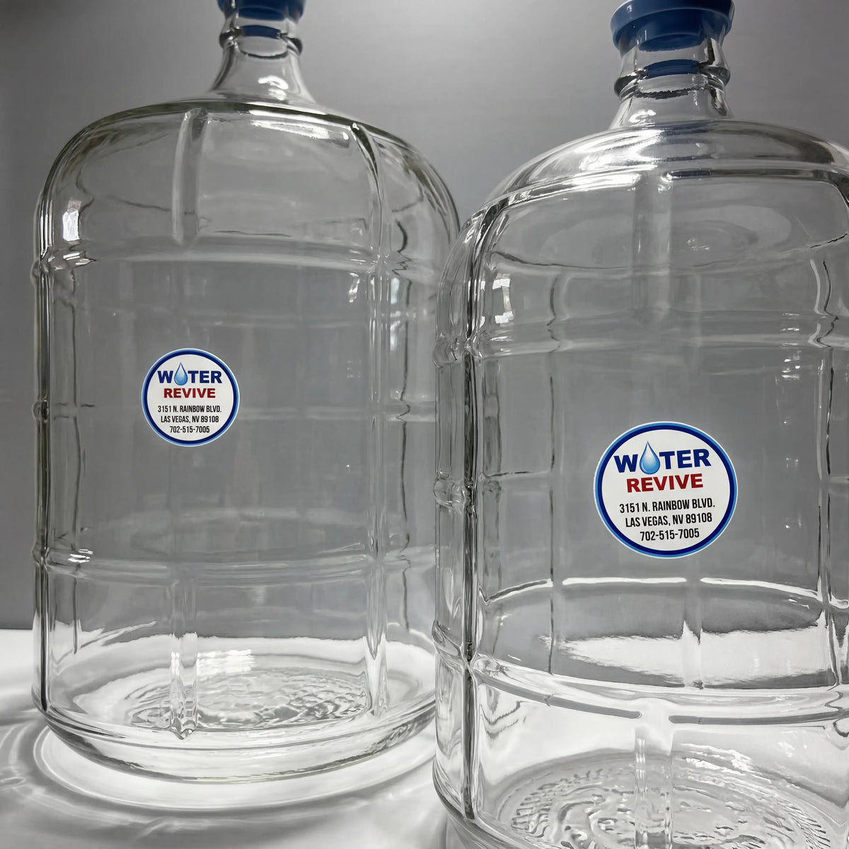 Premium Large Capacity Italian Glass Water Jug - BPA Free (3 Gallon & 5 Gallon)