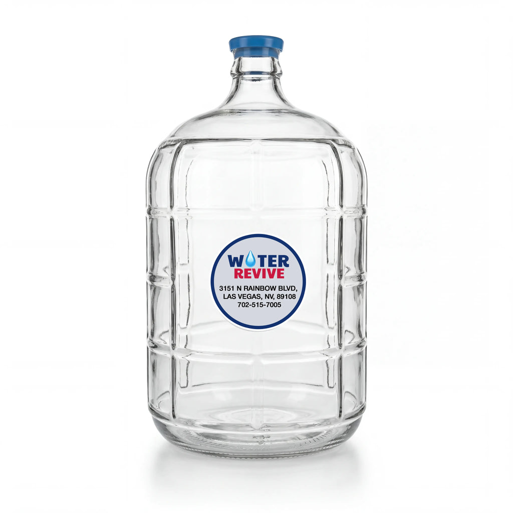 Premium Large Capacity Italian Glass Water Jug - BPA Free (3 Gallon & 5 Gallon)