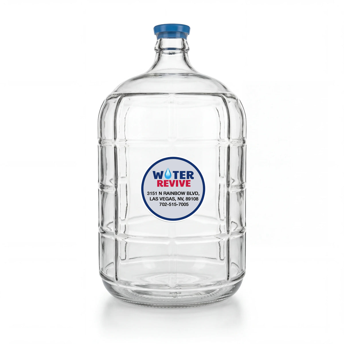 Premium Large Capacity Italian Glass Water Jug - BPA Free (3 Gallon & 5 Gallon)