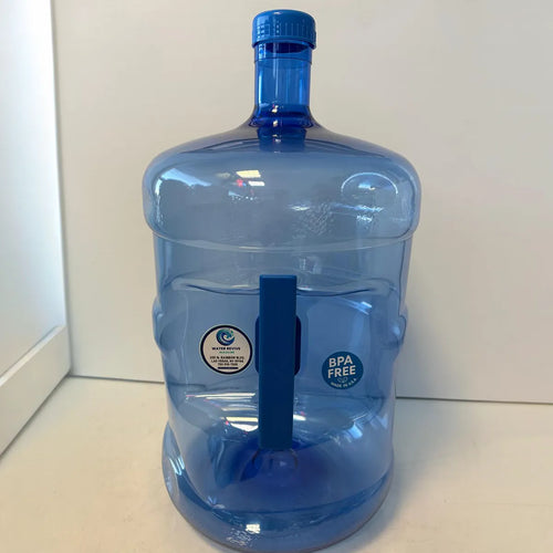 Premium Brio 5 Gallon Reusable Water Jug (Dark Blue, BPA-Free)