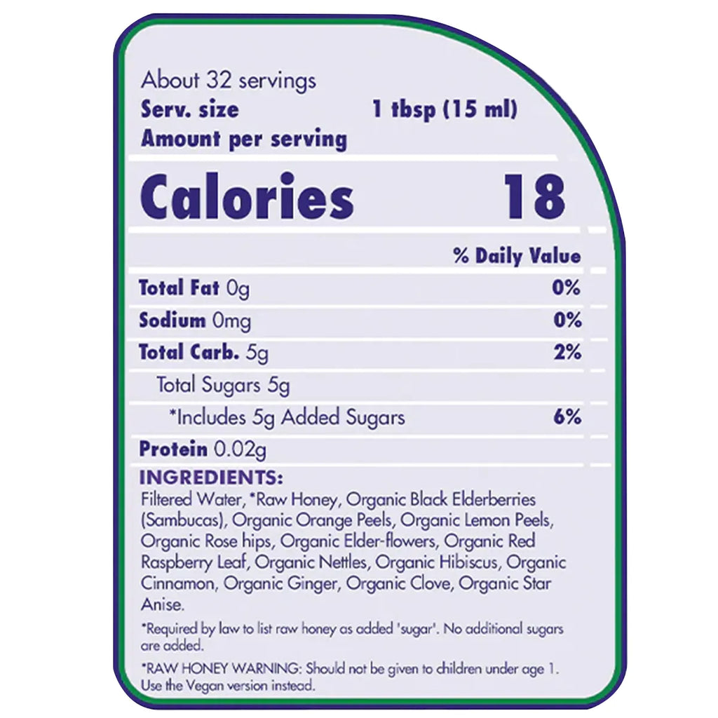 Premium Original Elderberry Syrup (16 oz)