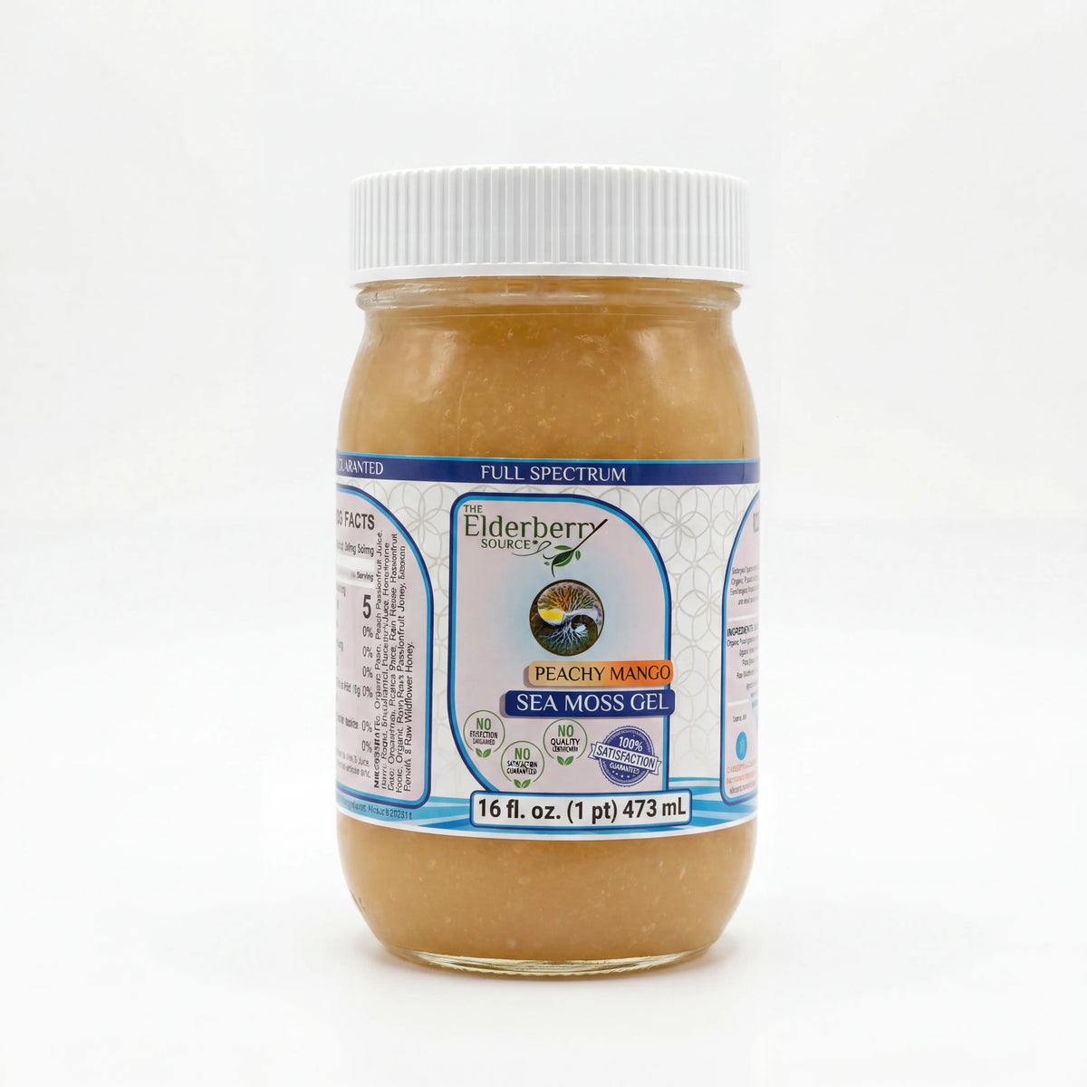 The Elderberry Source - Full Spectrum Wildcrafted Sea Moss Gel (16 oz)