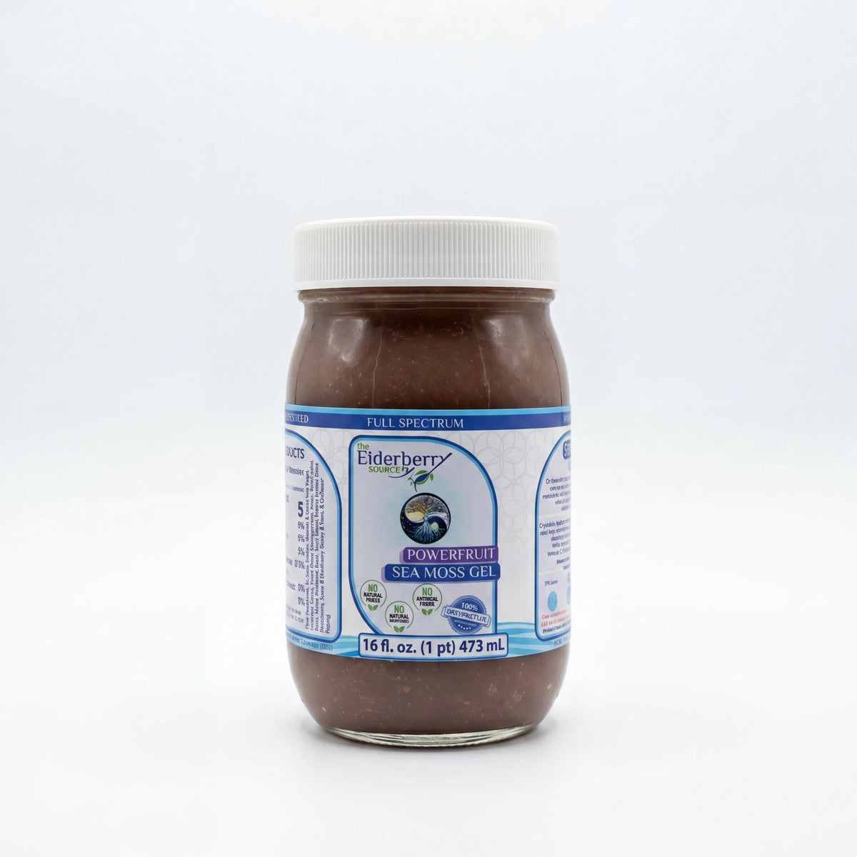 The Elderberry Source - Full Spectrum Wildcrafted Sea Moss Gel (16 oz)