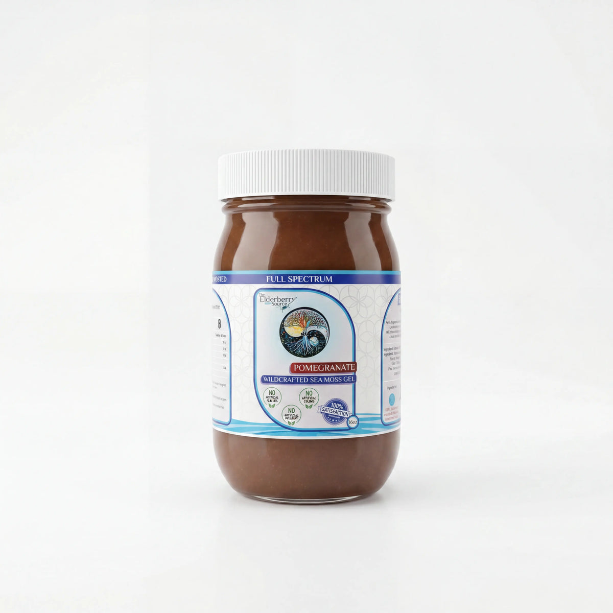 The Elderberry Source - Full Spectrum Wildcrafted Sea Moss Gel (16 oz)