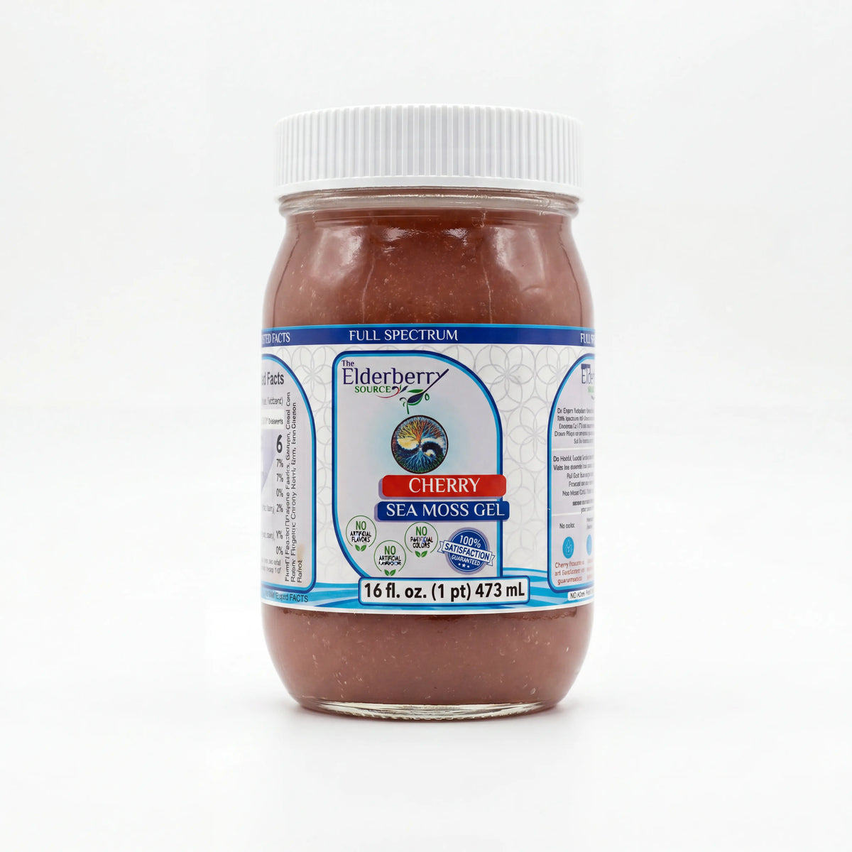 The Elderberry Source - Full Spectrum Wildcrafted Sea Moss Gel (16 oz)
