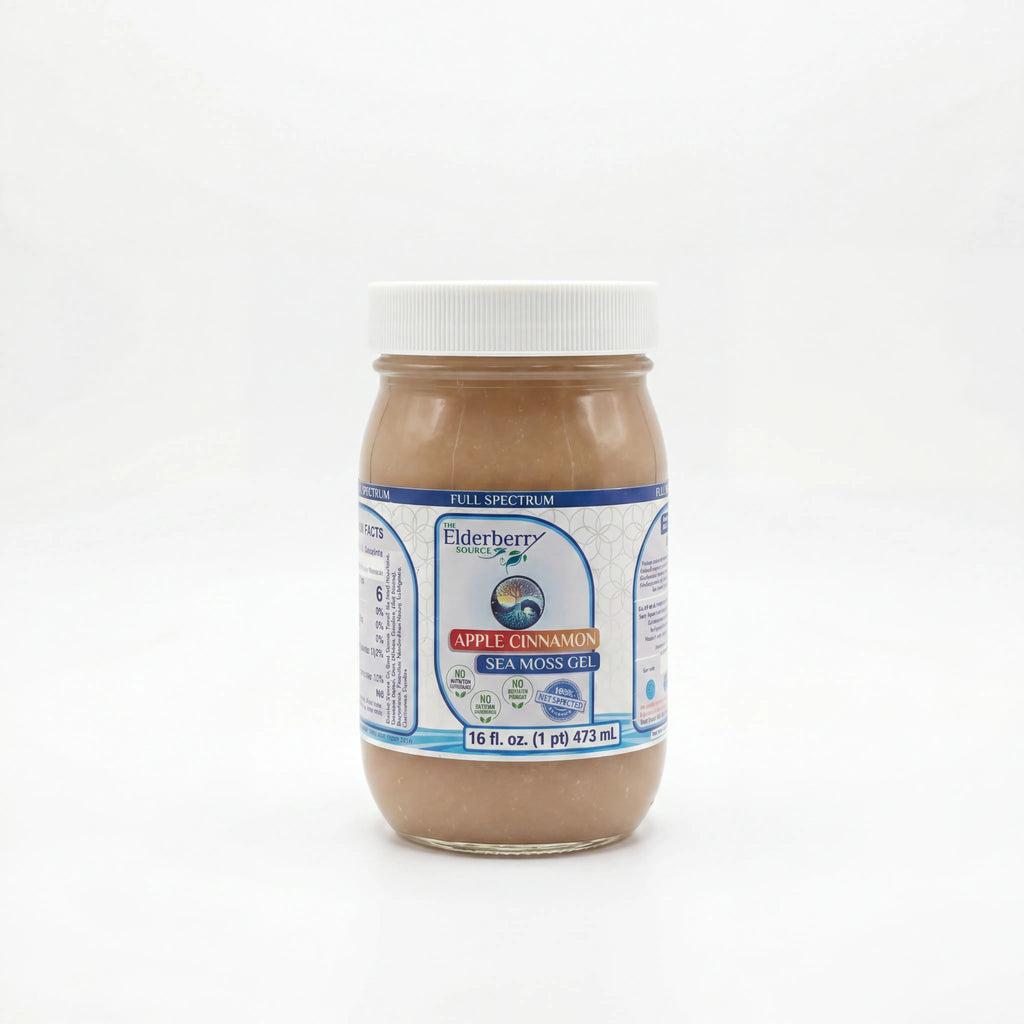 The Elderberry Source - Full Spectrum Wildcrafted Sea Moss Gel (16 oz)
