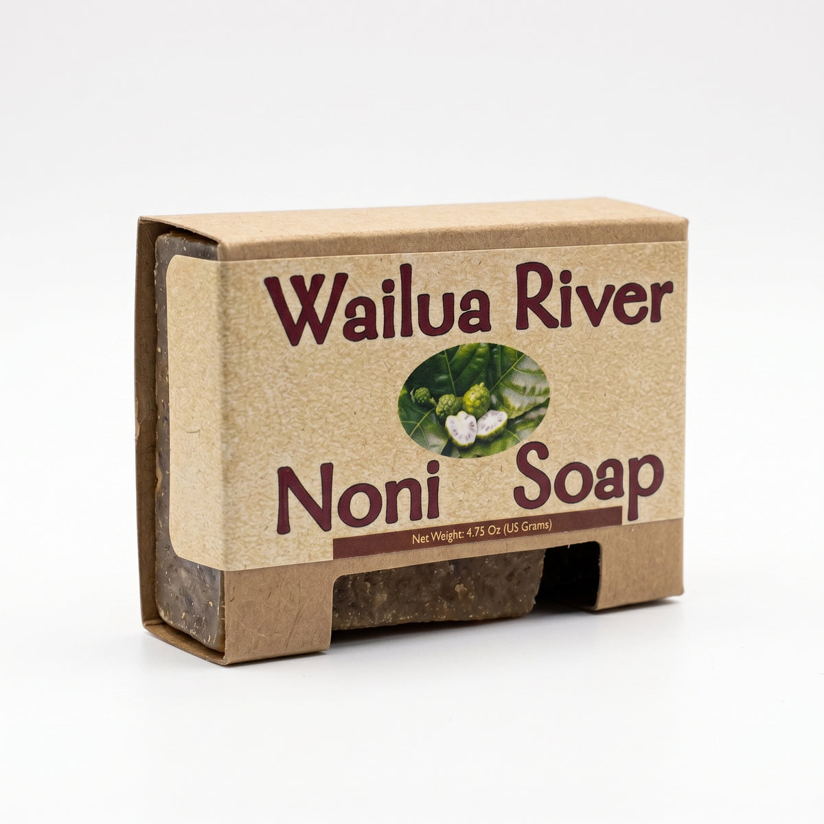 Premium Organic Hawaiian Noni Soap - Gentle Exfoliating Bar (3.25 oz)