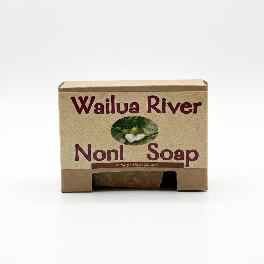 Premium Organic Hawaiian Noni Soap - Gentle Exfoliating Bar (3.25 oz)