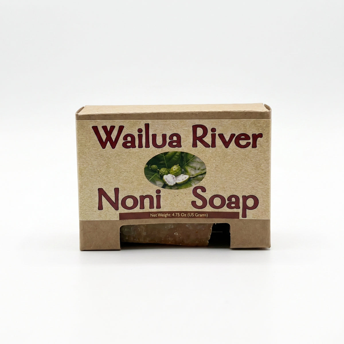 Premium Organic Hawaiian Noni Soap - Gentle Exfoliating Bar (3.25 oz)