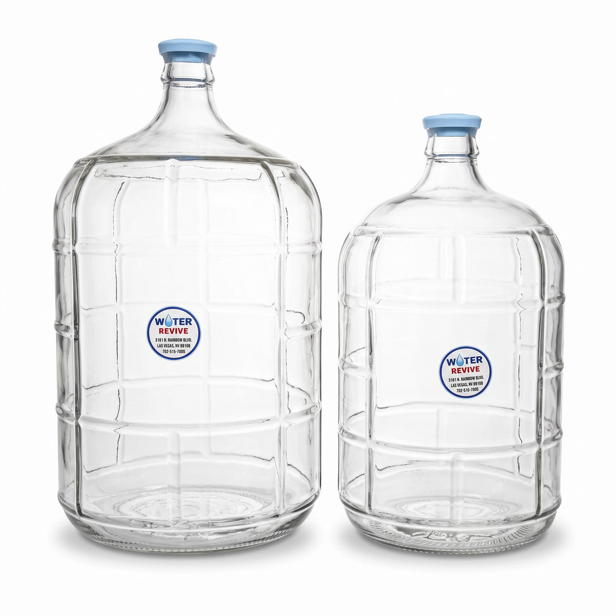 Premium Large Capacity Italian Glass Water Jug - BPA Free (3 Gallon & 5 Gallon)