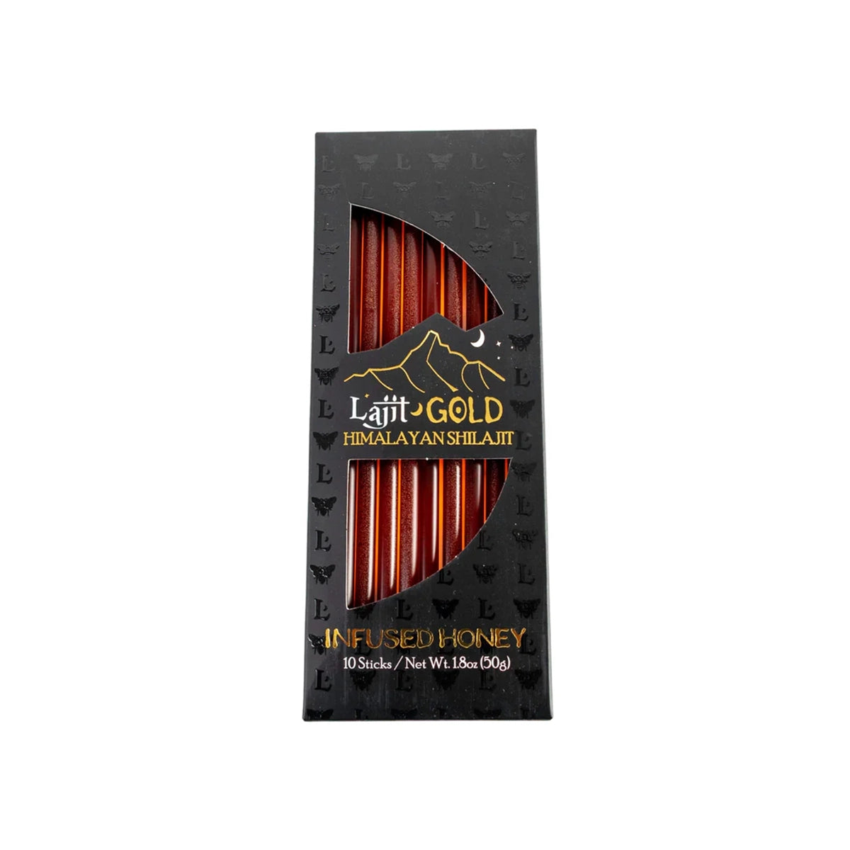 Premium Lajit Gold Himalayan Shilajit Infused Honey Sticks