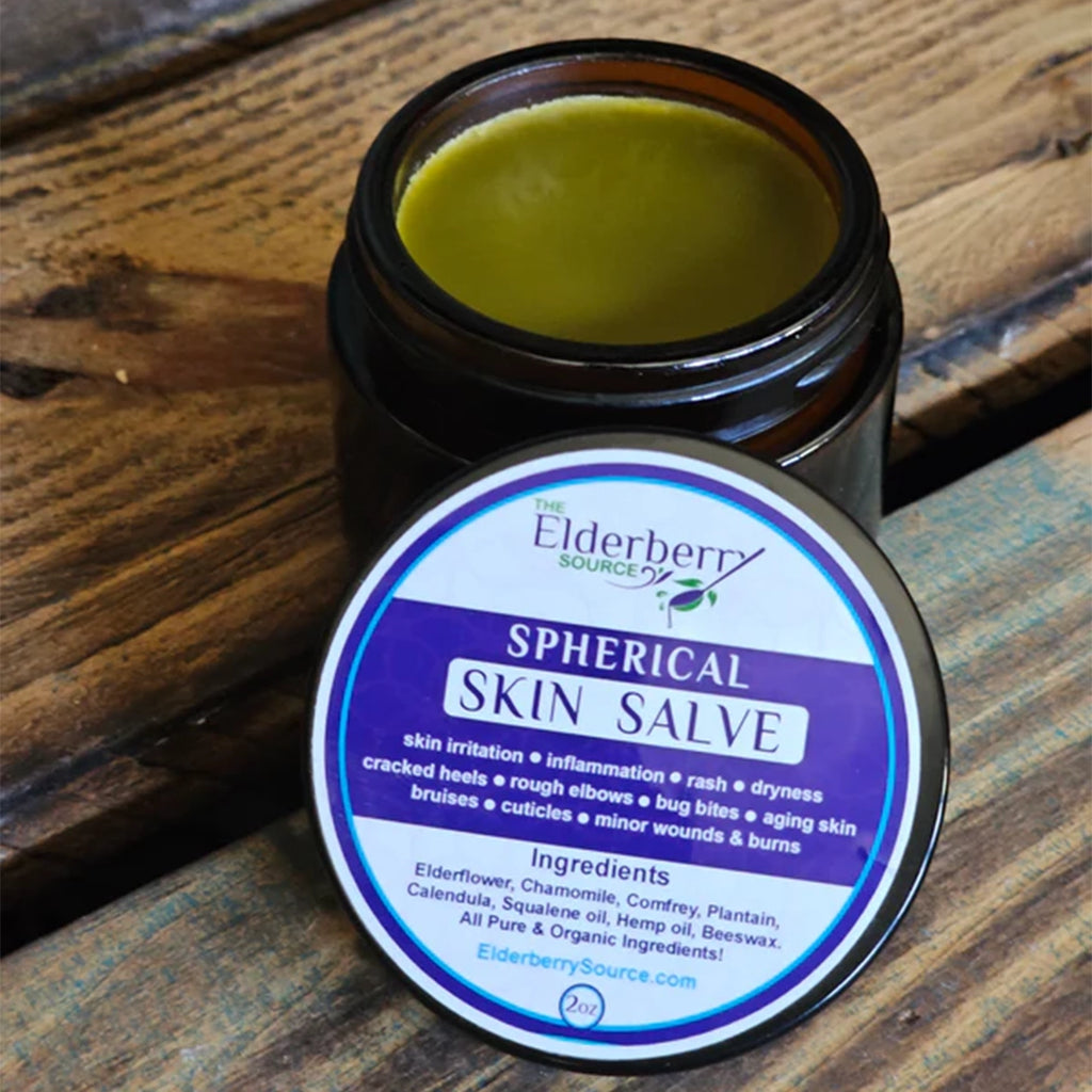 The Elderberry Source Spherical Skin Salve (2 oz)